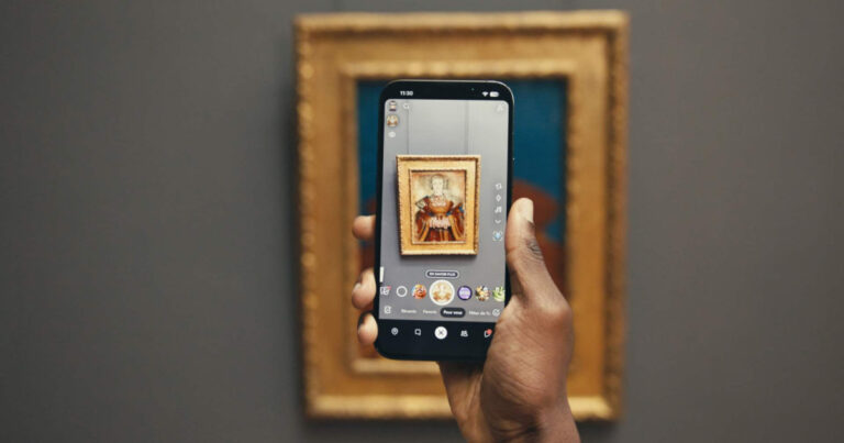 Snapchat collabore avec des musées français pour intégrer la réalité augmentée au patrimoine.