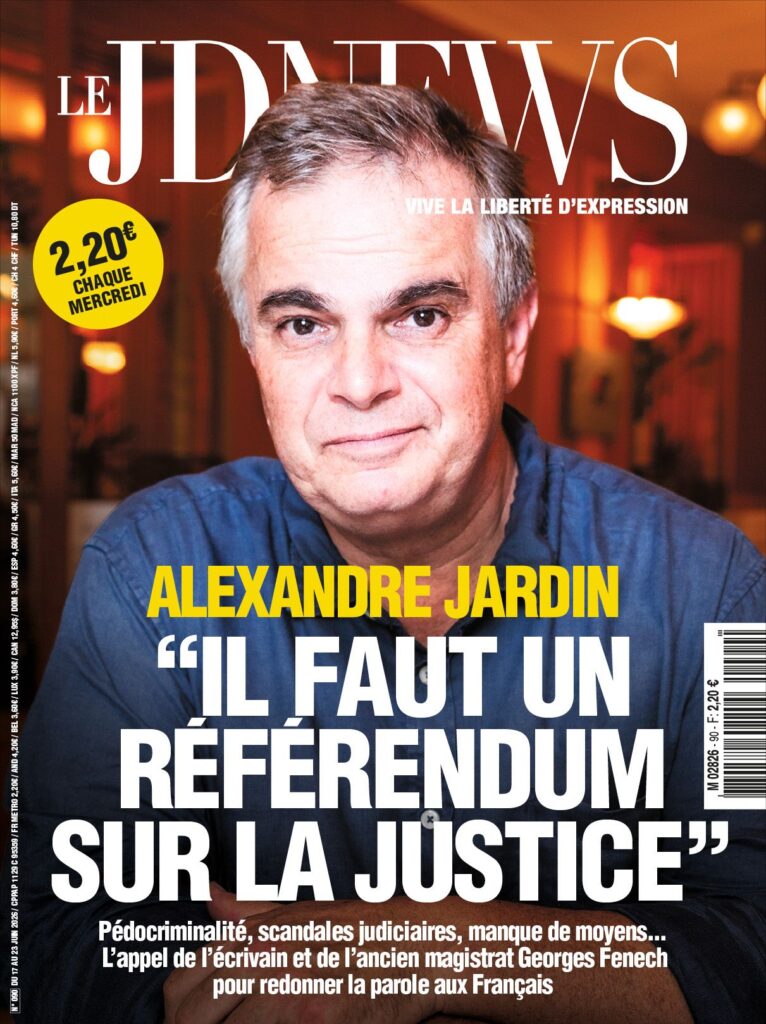 Référendum sur la justice : Alexandre Jardin questionne son urgence en France.