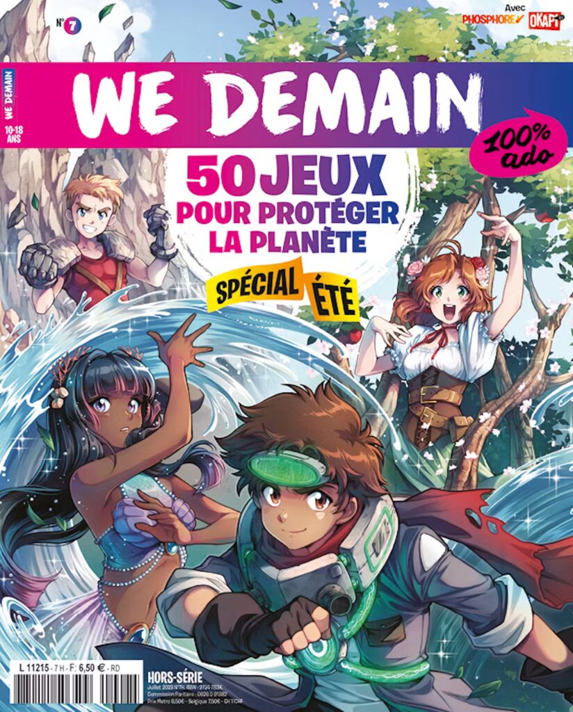 Le numéro 7 de WE DEMAIN 100% ADO aborde les enjeux de l’éducation numérique en France.