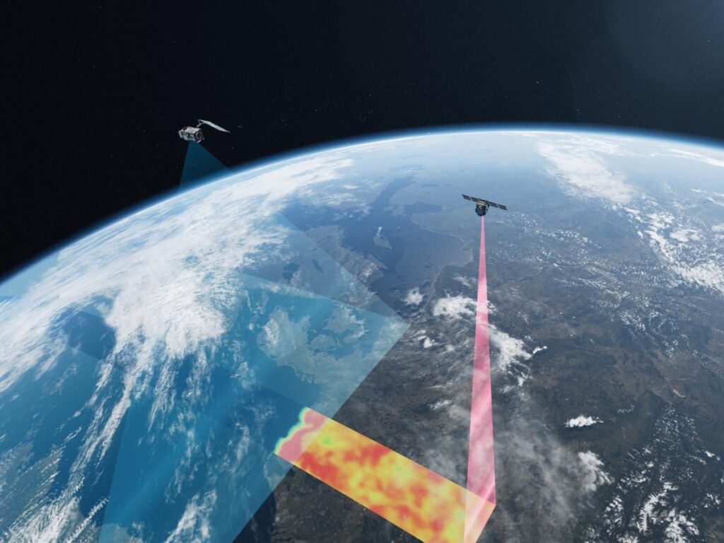 Sentinel-3C et Flex évaluent l’état des océans et la santé des plantes à l’échelle mondiale.