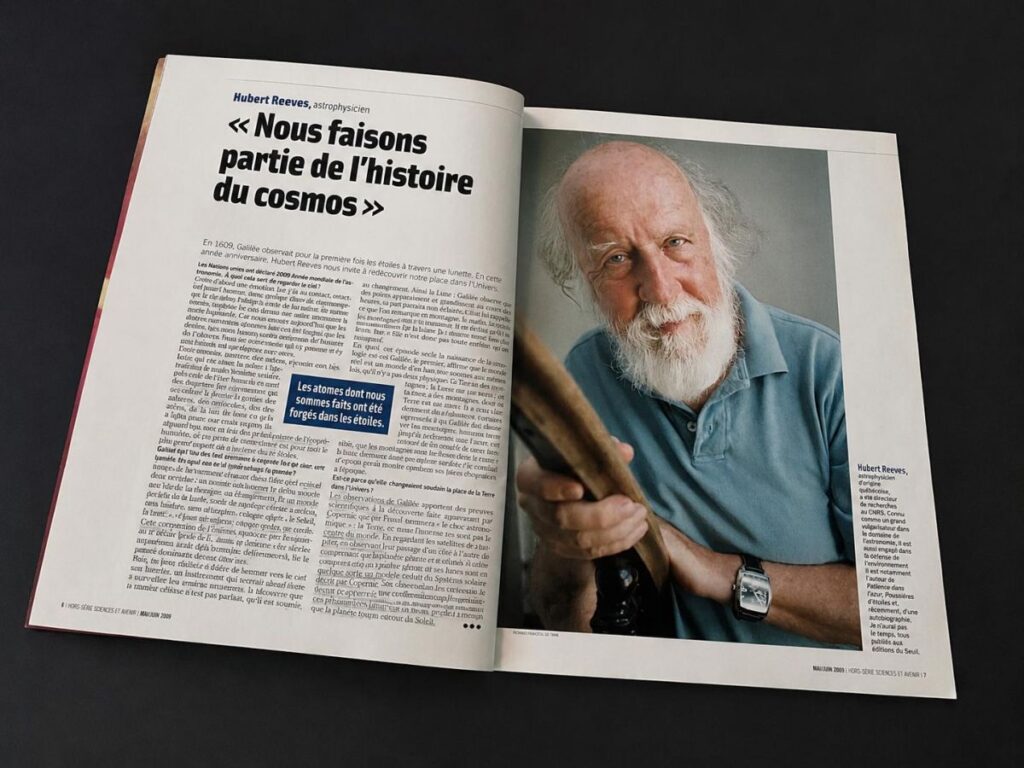 Hubert Reeves et Sciences et Avenir au programme du bac de français 2023.