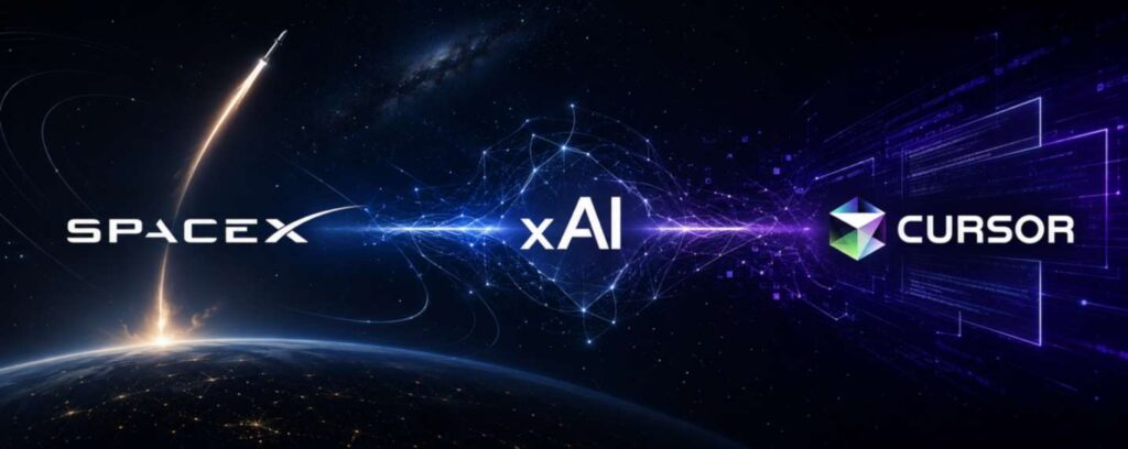 SpaceX acquiert Cursor pour 60 milliards de dollars, renforçant sa position dans l’industrie spatiale.