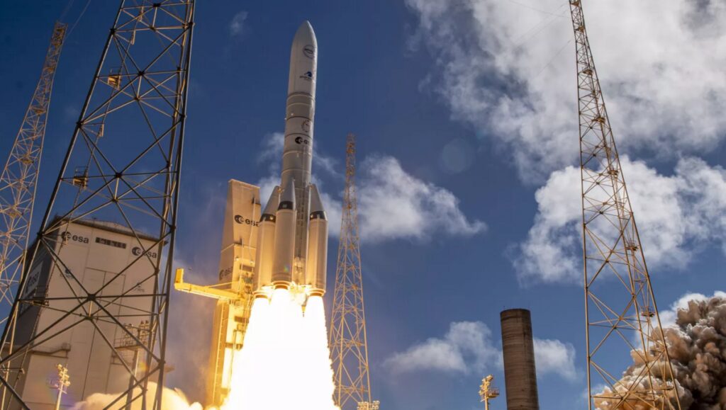 Ariane 64 livre Amazon après une bascule spectaculaire, marquant un jalon pour l’Europe.
