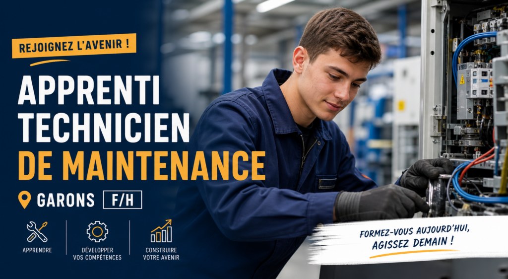 Apprenti Technicien de Maintenance Garons F/H