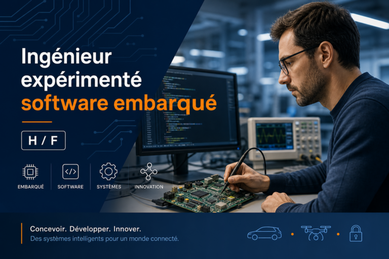Ingénieur expérimenté software embarqué H/ F