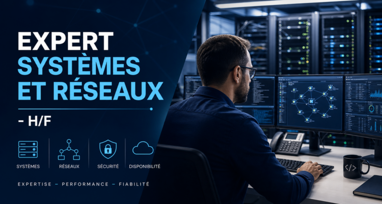 EXPERT SYSTÈMES ET RÉSEAUX – H/F