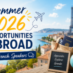 Summer 2026 Opportunities Abroad for French Speakers
