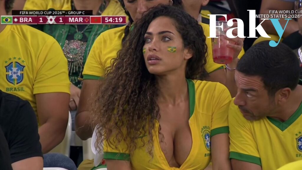 Coupe du monde : des images de jeunes femmes dans les stades générées par IA.