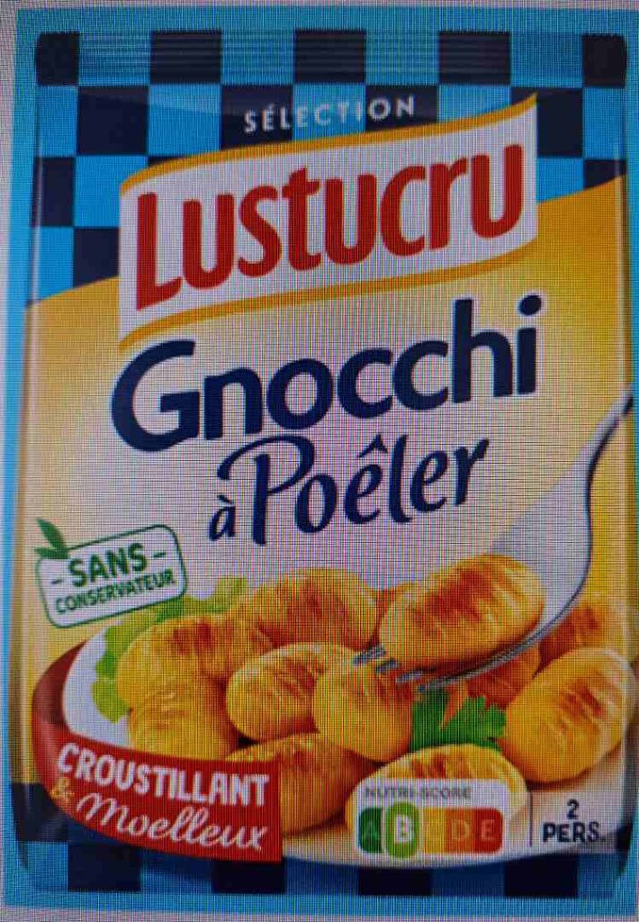 Rappel Consommateur – Détail Gnocchi à poêler 325G LUSTUCRU SELECTION