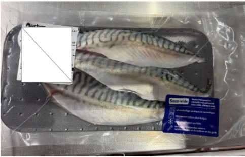 Rappel Consommateur – Détail FILET DE MAQUEREAU SOUS VIDE AUCHAN LE POISSONNIER