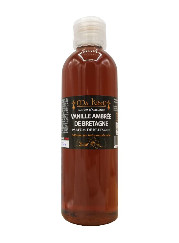 Parfum d'ambiance Vanille Ambrée de Bretagne