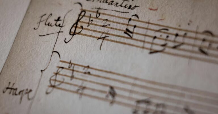 Un manuscrit inédit de Mozart découvert à la Bibliothèque nationale de France