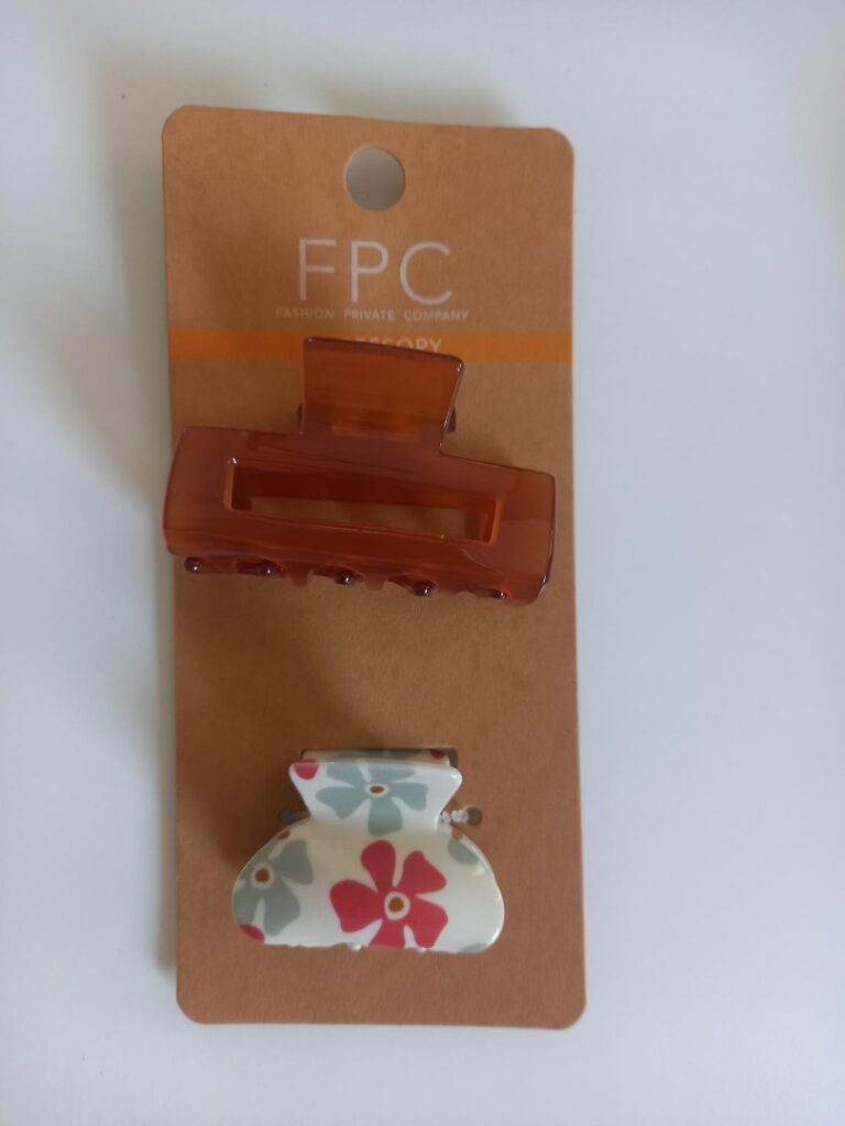 Pince crabe mini fantaisie lot 2