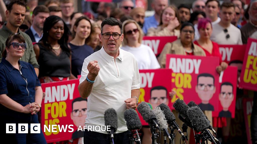 Andy Burnham, candidat au poste de Premier ministre britannique, présente son programme politique.