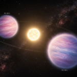 Des astronomes étudient la faible densité de deux planètes géantes à 1 110 années-lumière.