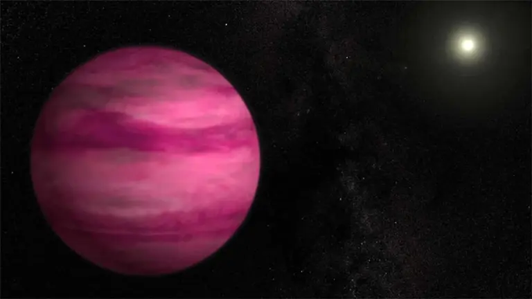 Le télescope James Webb détecte des nuages de sel sur une planète mystérieuse et rose.