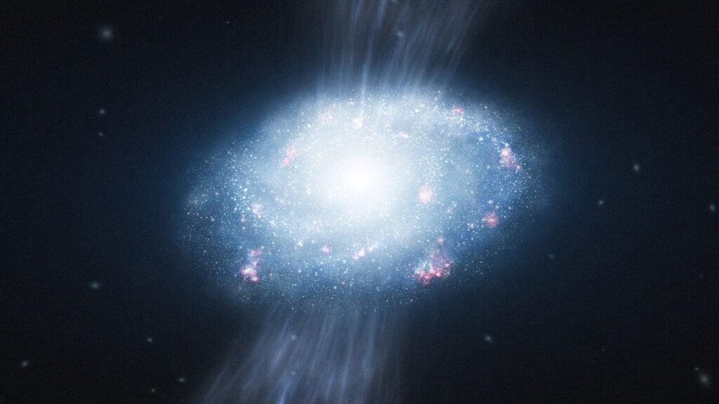 Des chercheurs étudient un mécanisme potentiel de régulation de la croissance des galaxies.