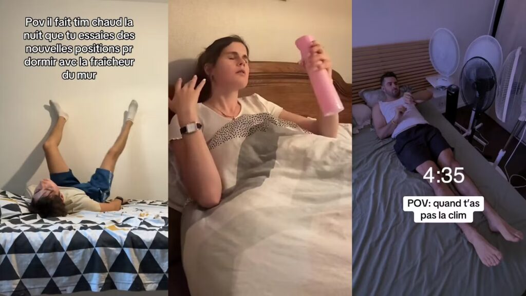 Les nuits chaudes perturbent le sommeil des Français, selon des experts en santé.