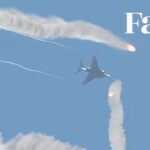 Un pilote de chasse américain évite des missiles iraniens dans une vidéo de jeu vidéo.
