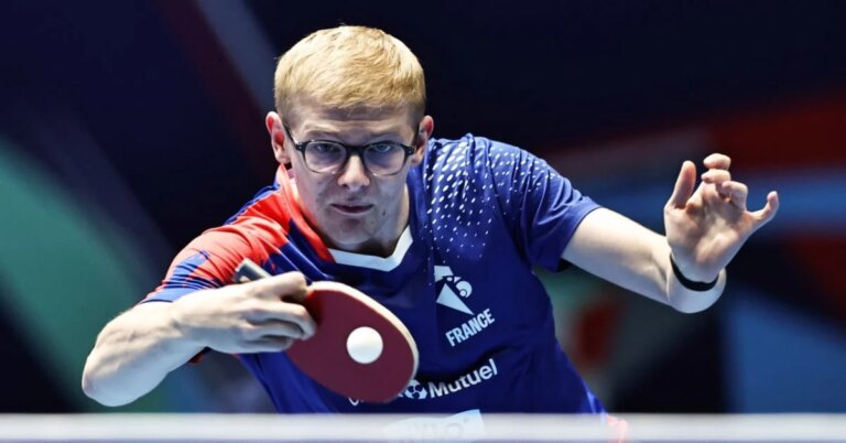 Felix Lebrun éliminé à Ljubljana lors de la compétition de tennis junior.