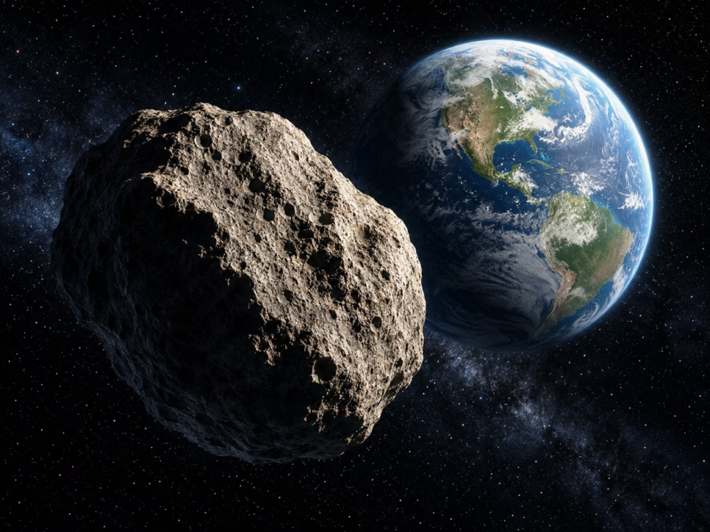 Un astéroïde géant passera près de la Terre ce samedi, observable à l’œil nu.