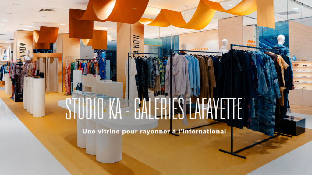 La mode africaine présentée aux Galeries Lafayette pour valoriser le secteur textile.