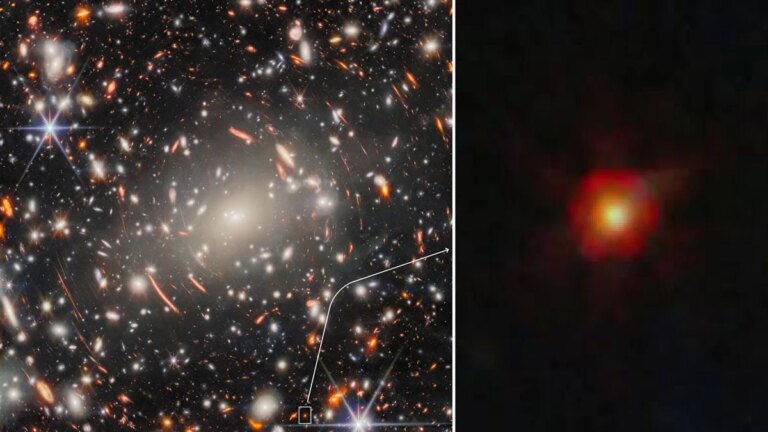 Les petits points rouges du JWST identifiés comme des trous noirs hypermassifs en formation