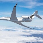 Bombardier lance un jet d’affaires capable de franchir l’Atlantique à Mach 0,95.
