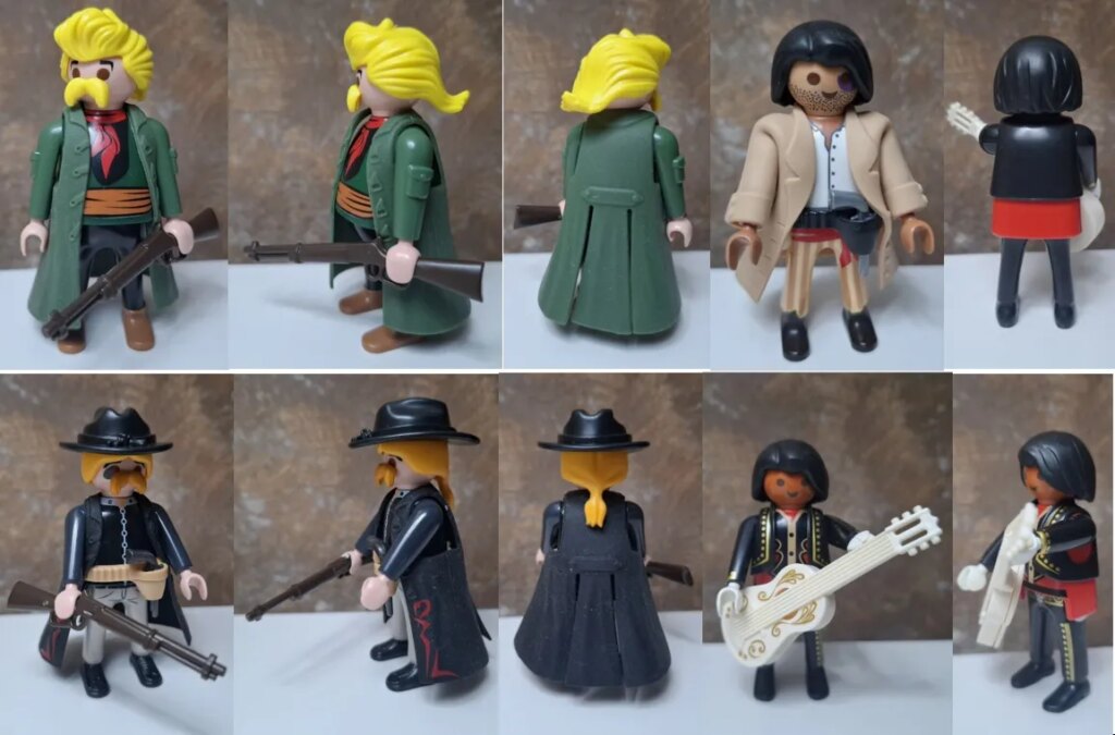 Vente de personnages Cowboys customs sur eBay : intérêt croissant des collectionneurs européens
