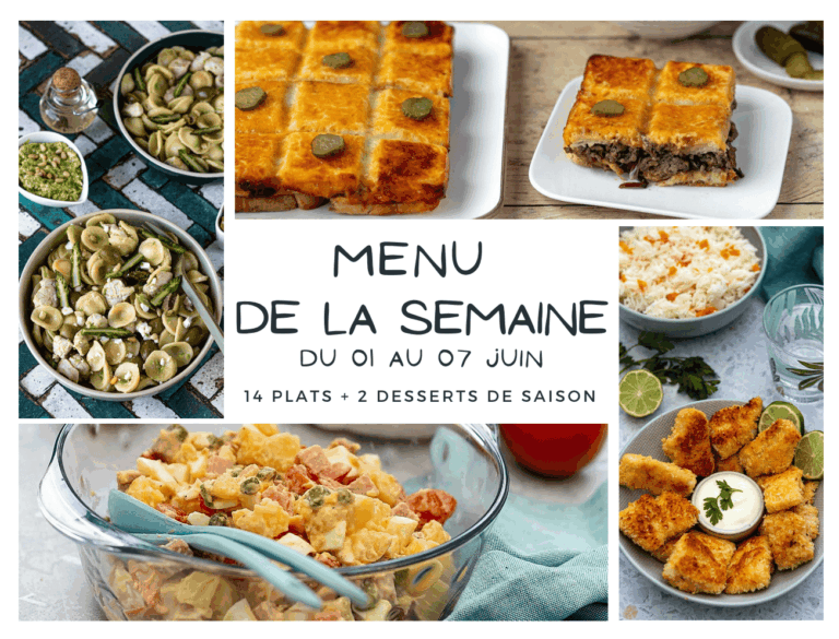 Menu de la semaine : plats et recettes proposés par les chefs de plusieurs restaurants locaux