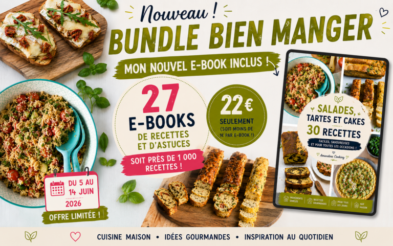 E-book de cuisine : 27 titres disponibles pour 22€ dans le Bundle Bien manger.
