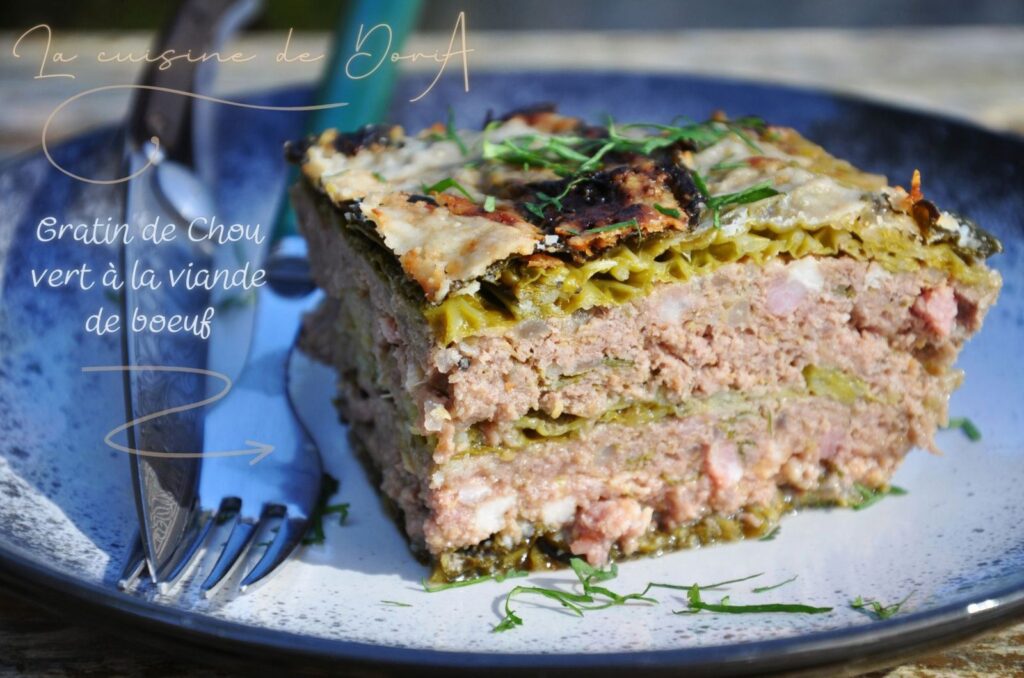 Gratin de chou vert à la viande de boeuf : une recette traditionnelle française à redécouvrir