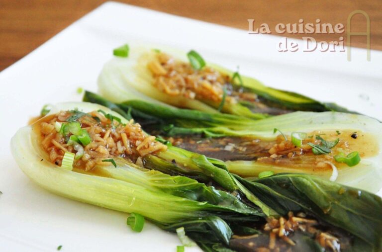 Pak choi préparé à l’ail et au gingembre : une recette simple et nutritive pour les consommateurs.