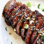 Filet mignon laqué à la coriandre et cébette : une recette traditionnelle revisité.