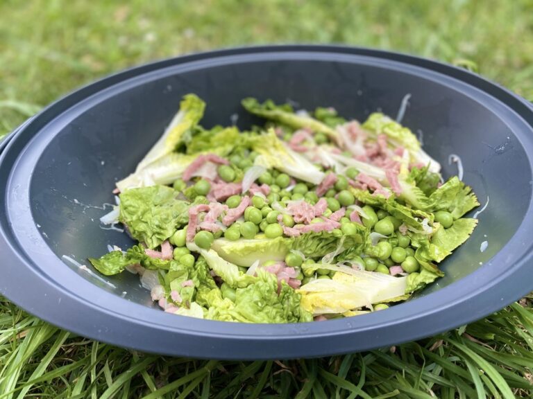 Petits pois à la française light préparés avec Thermomix pour une cuisine simplifiée.