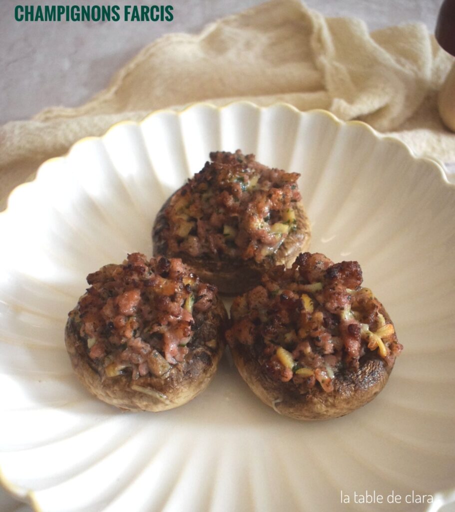 Recette express de champignons farcis : une option rapide pour les repas en famille.