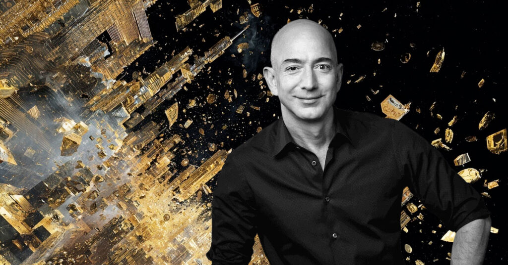 Jeff Bezos annonce à VIVATECH un projet d’entreprise dépassant Amazon avec Blue Origin.
