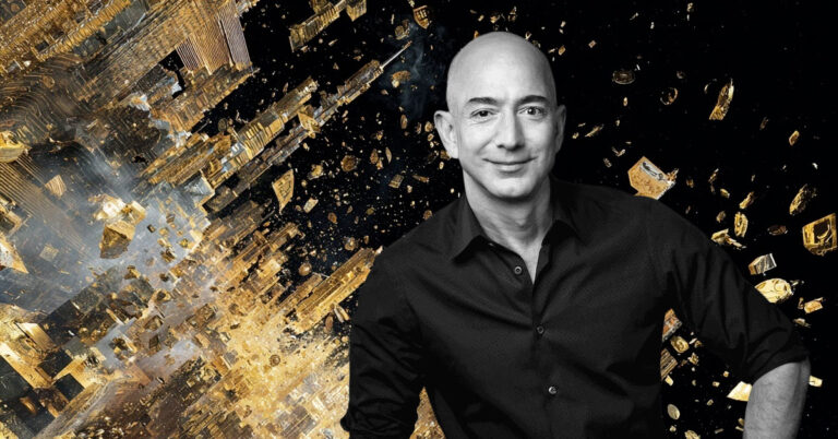 Jeff Bezos annonce à VIVATECH un projet d’entreprise dépassant Amazon avec Blue Origin.
