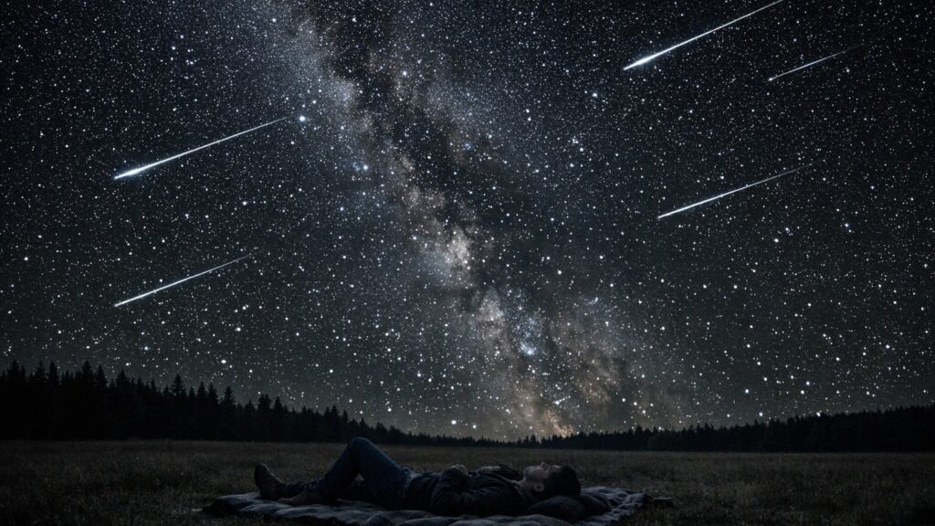 Pluie d’étoiles filantes prévue mi-août : les astronomes recommandent d’observer le phénomène.