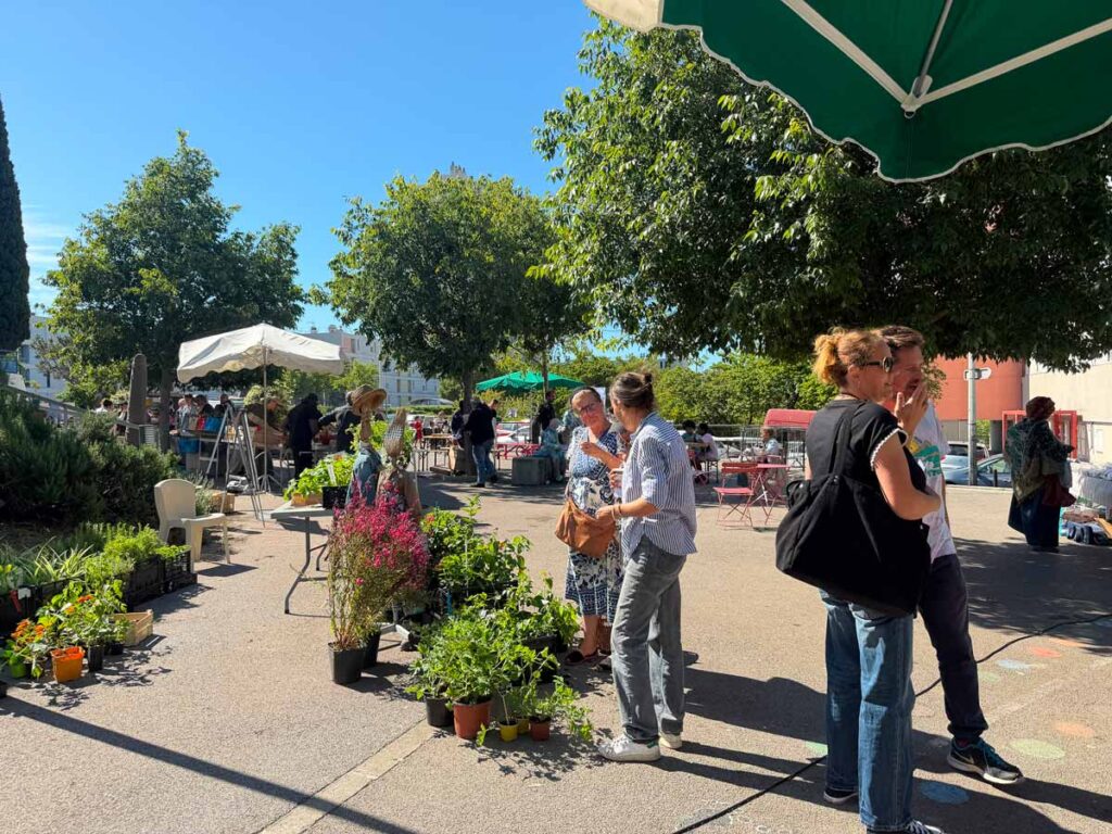 Le marché solidaire de La Viste dans le 15e arrondissement de Marseille célèbre son deuxième anniversaire.