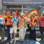 Des enseignantes de Rognonas s’opposent à la perte de prévoyance des OGEC