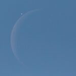 Vénus et la Lune visibles ensemble dans le ciel nocturne demain soir.