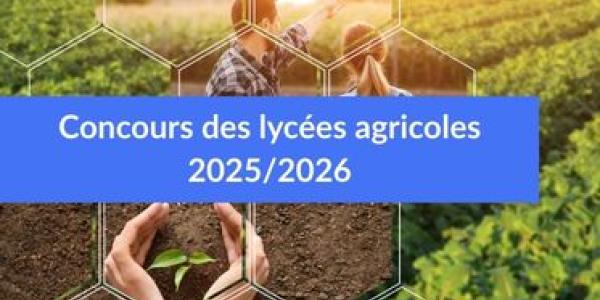 Résultats du concours des lycées agricoles 2026 : 30% d’élèves admis en hausse par rapport à 2025.