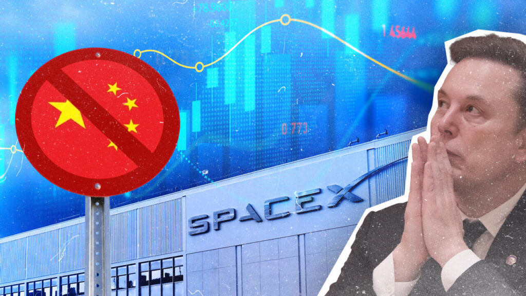 SpaceX exclut les investisseurs chinois de son introduction en Bourse, suscitant des tensions.
