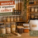 Organisation de celliers : utilisation de bocaux, silos et fûts pour un rangement efficace.