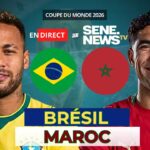 Brésil et Maroc s&rsquo;affrontent dans un match décisif au Mondial 2026.