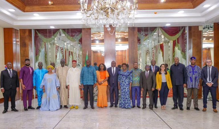 Oligui Nguema réunit les ambassadeurs pour promouvoir une Afrique unie et souveraine