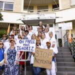 Grève illimitée à la clinique Jeanne d&rsquo;Arc d&rsquo;Arles, salariés demandent le départ du directeur.
