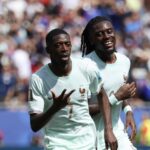 Norvège-France : Dembélé signe un triplé dans un match à rythme soutenu.