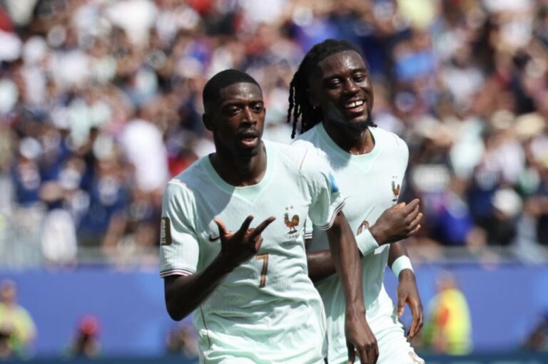 Norvège-France : Dembélé signe un triplé dans un match à rythme soutenu.